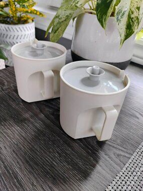 Tupperware Cream & Sugar Set Retro